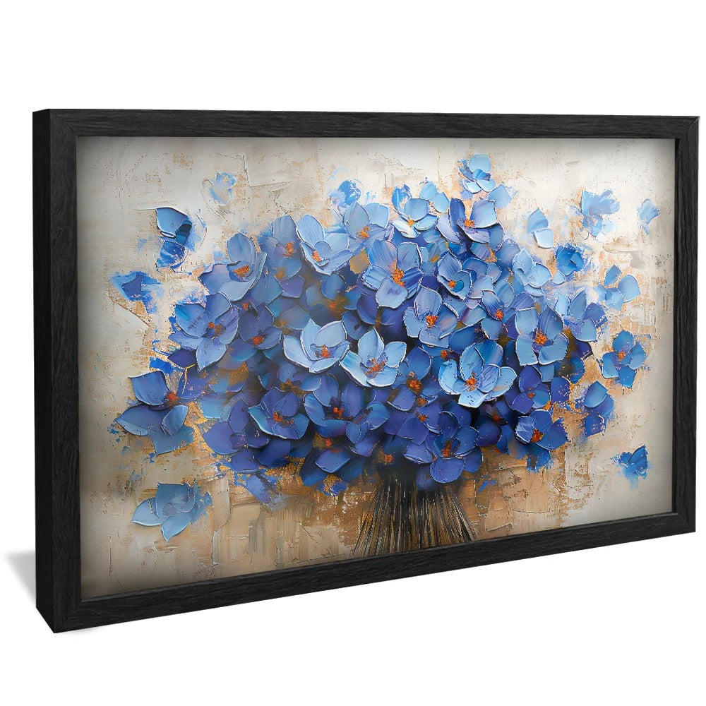 Blue Flowers V1273 Canvas