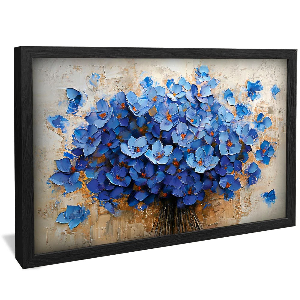 Blue Flowers V1273 Canvas