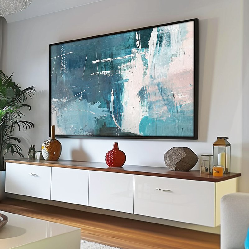 Blue in Canvas V1904 Canvas