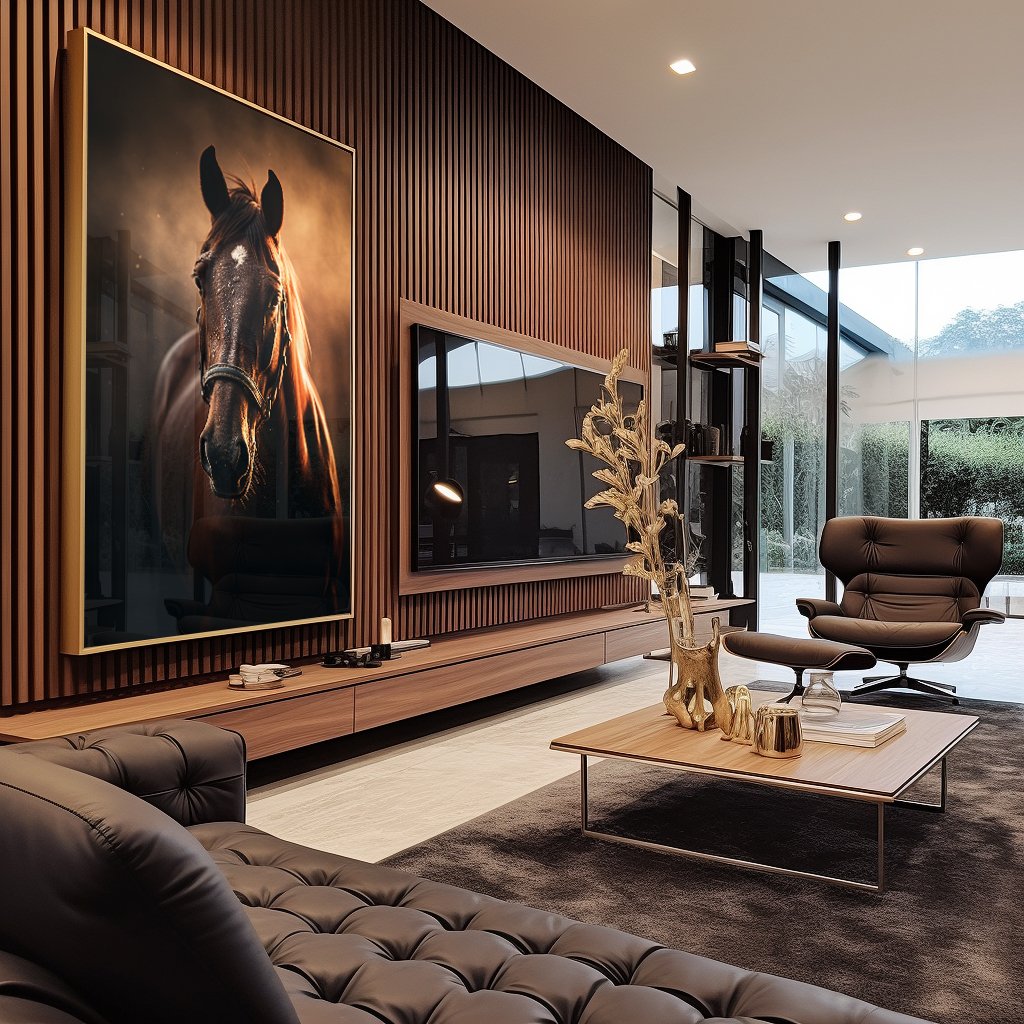 Brown Horse Canvas