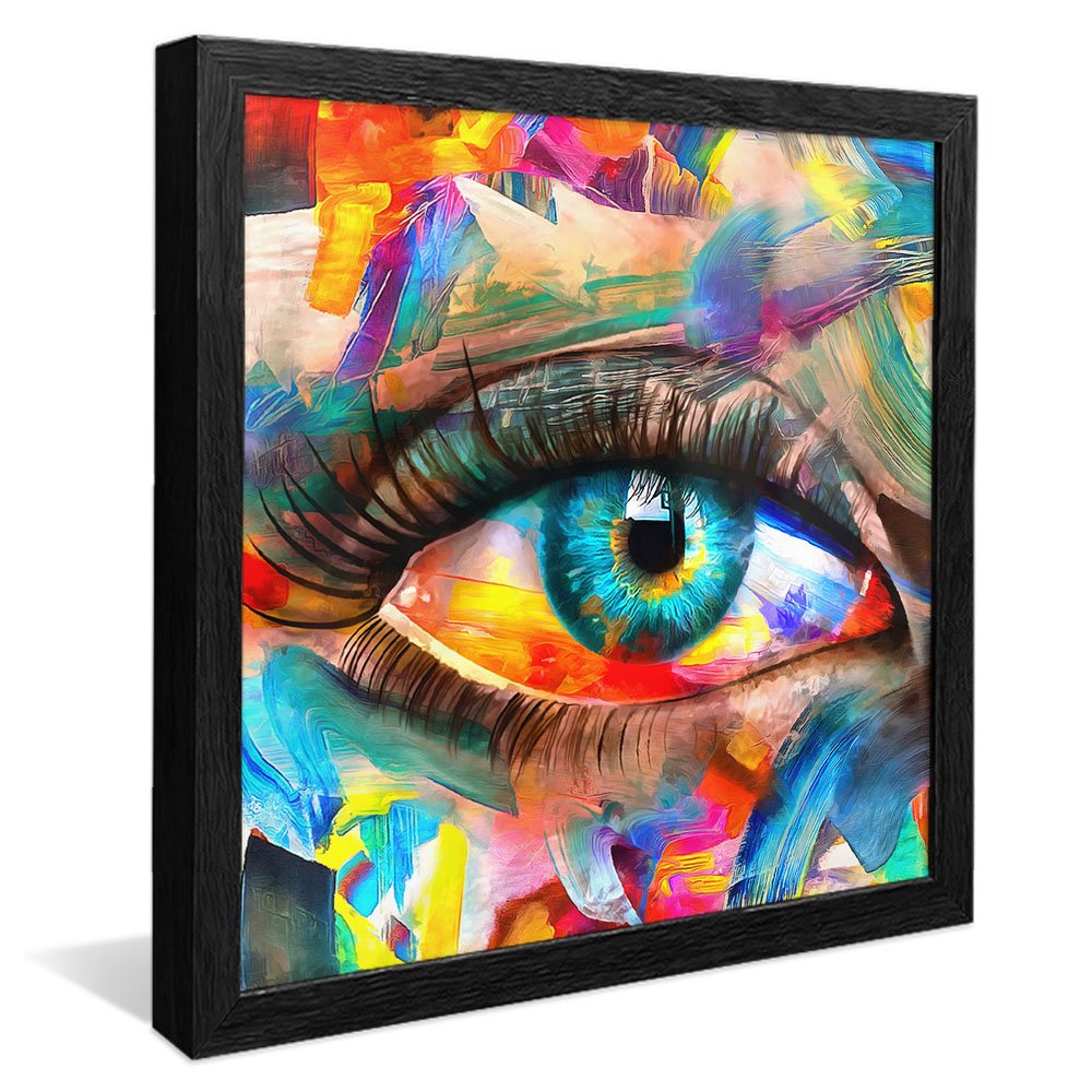 Brushstroke Eyes Painting V2144 Canvas