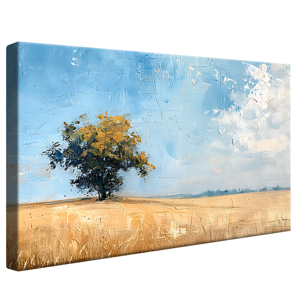 Brushstrokes Linen Fields V1205 Canvas