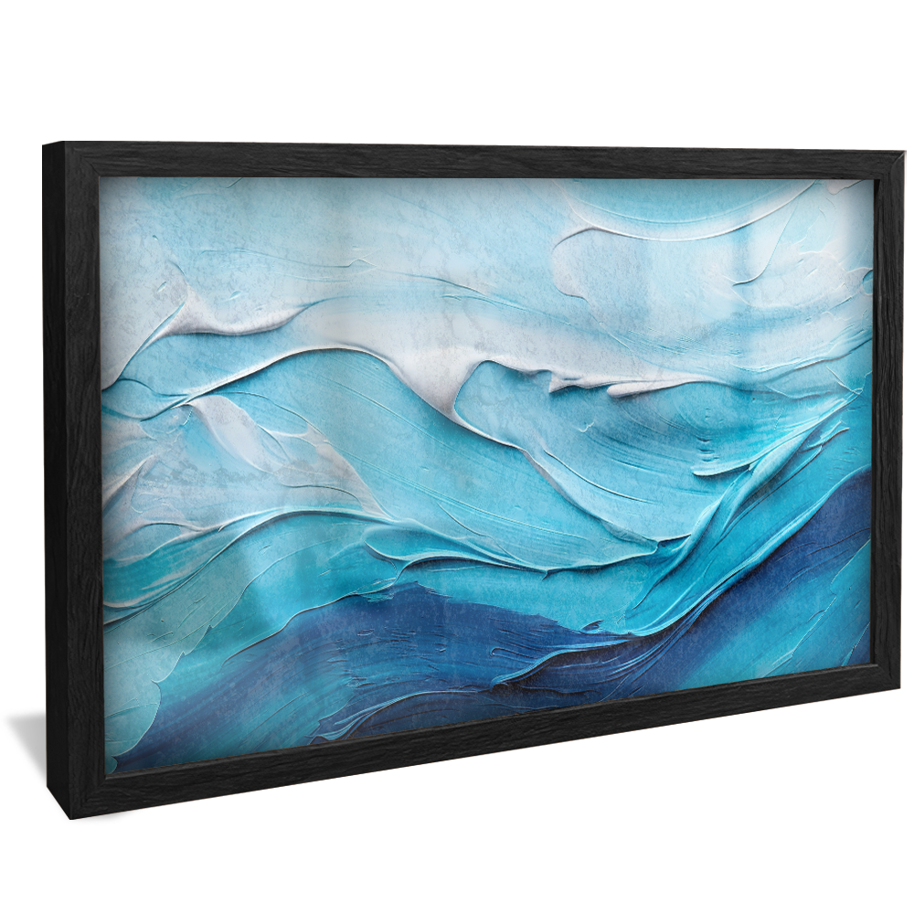 Brushstrokes Waves V1414 Canvas