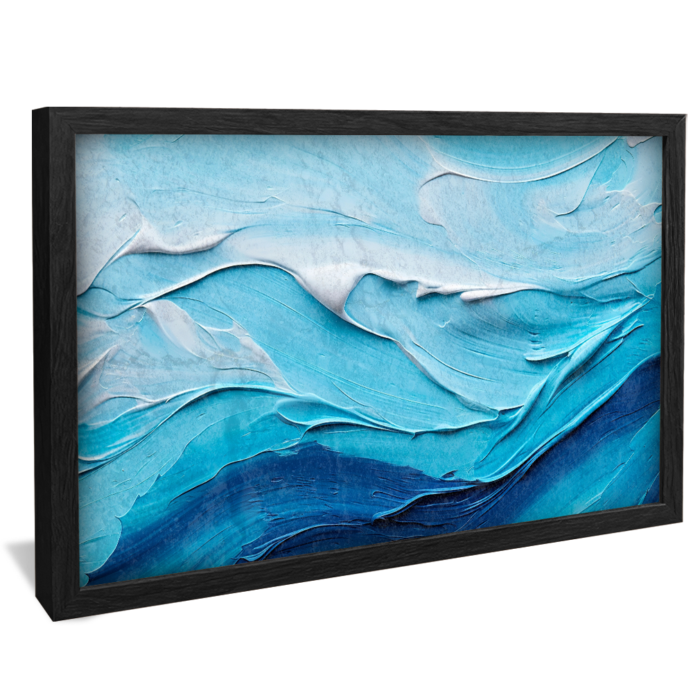 Brushstrokes Waves V1414 Canvas