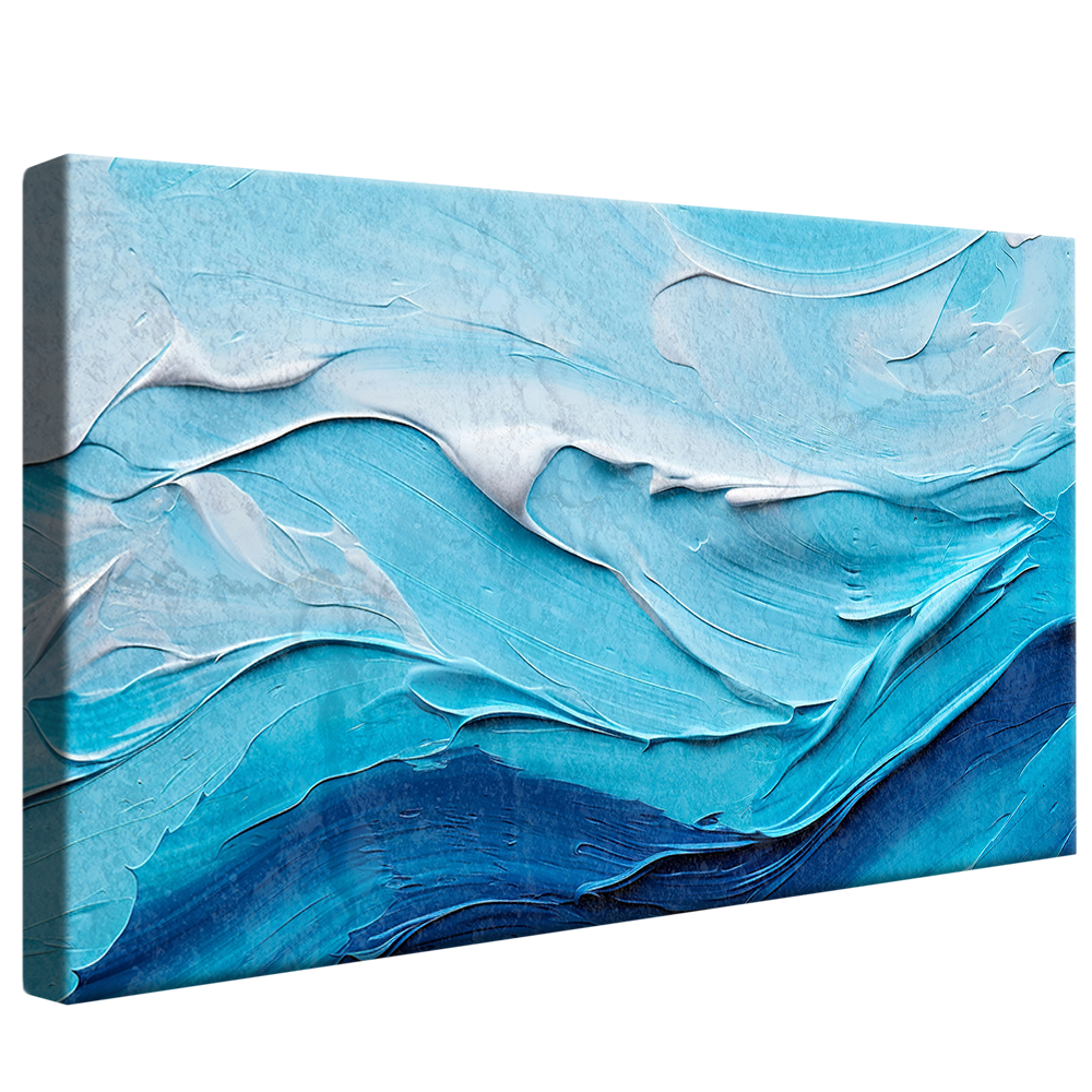 Brushstrokes Waves V1414 Canvas