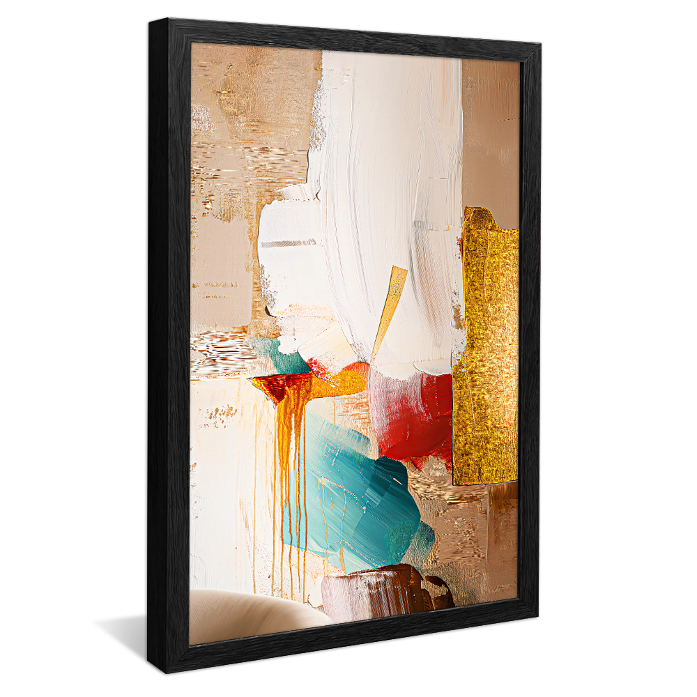 Brushstrokes of Paint on Canvas V1210 Canvas
