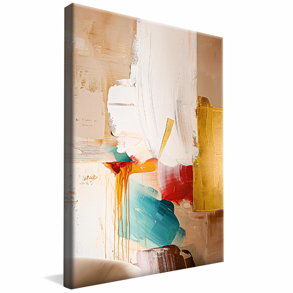 Brushstrokes of Paint on Canvas V1210 Canvas