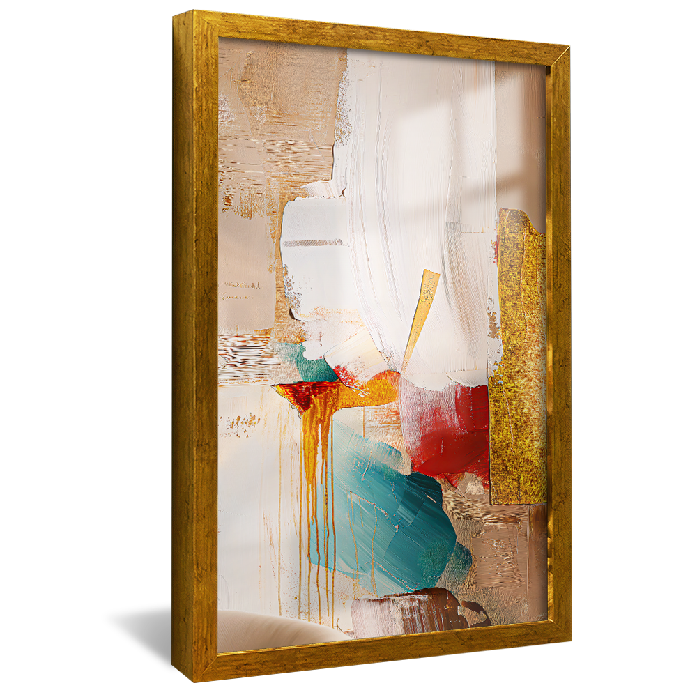 Brushstrokes of Paint on Canvas V1210 Canvas