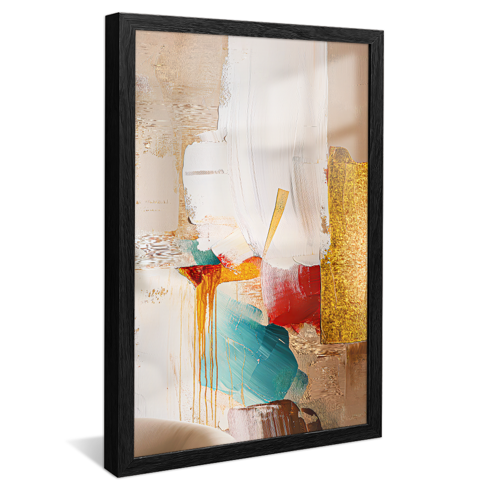 Brushstrokes of Paint on Canvas V1210 Canvas