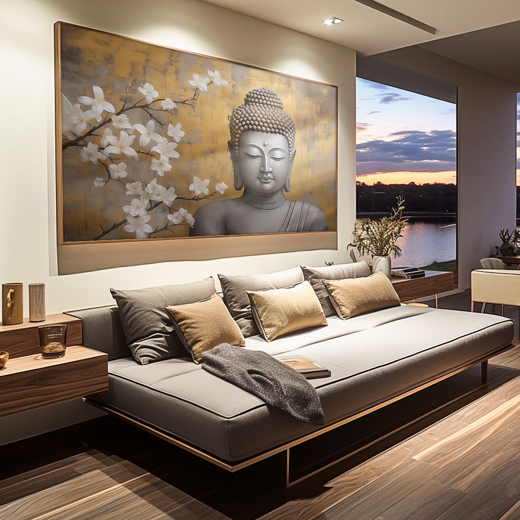 Buddha Statue V786 Canvas