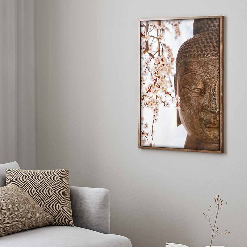 Buddha and Cherry V1610 Canvas