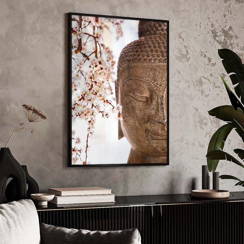 Buddha and Cherry V1610 Canvas