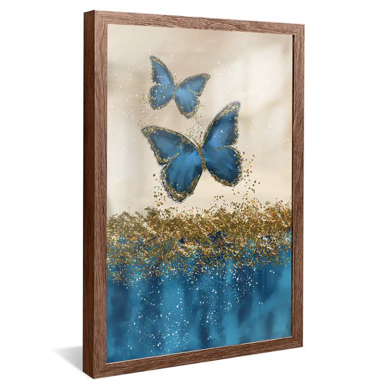 Butterflies and Glitter V1348 Canvas
