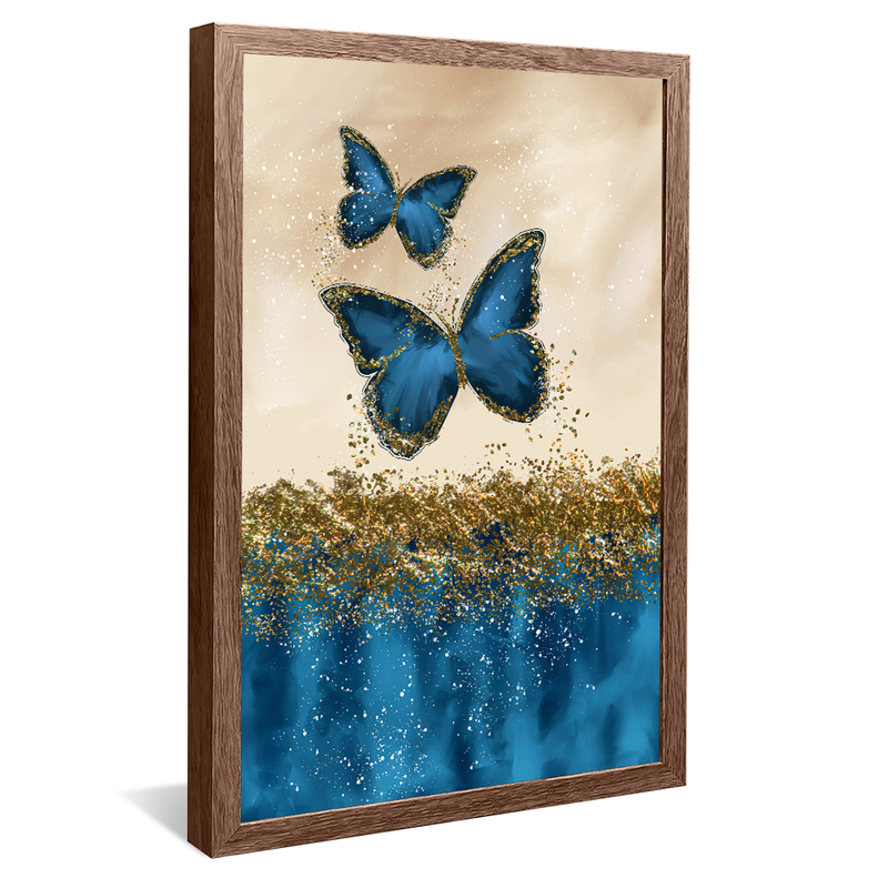 Butterflies and Glitter V1348 Canvas
