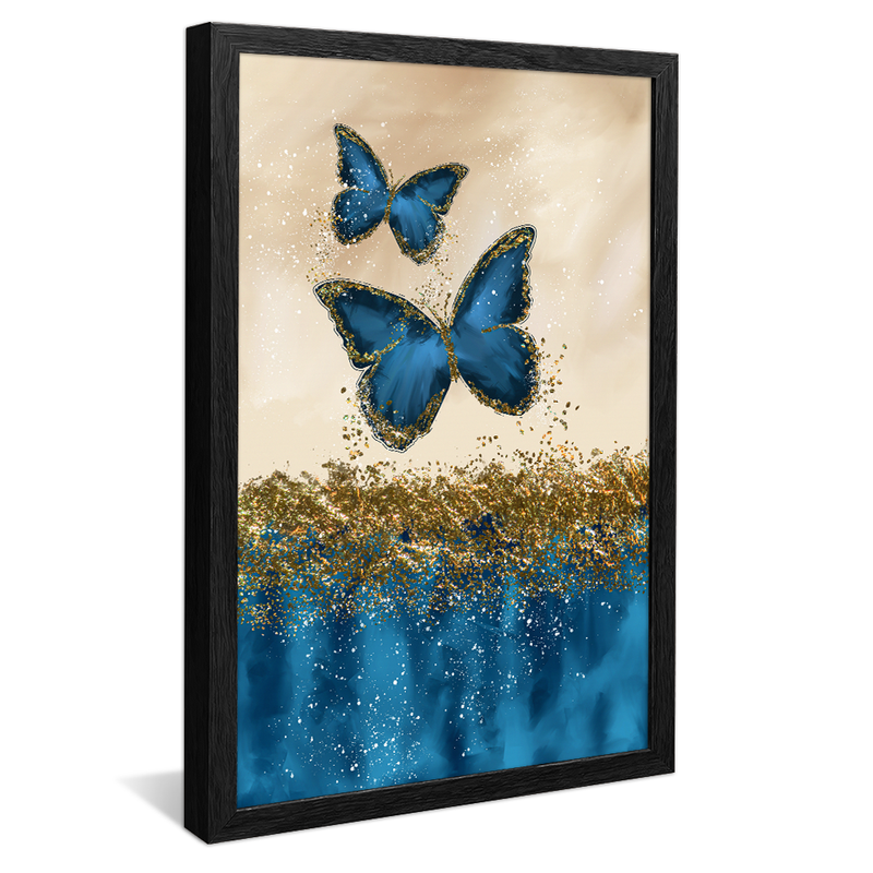 Butterflies and Glitter V1348 Canvas