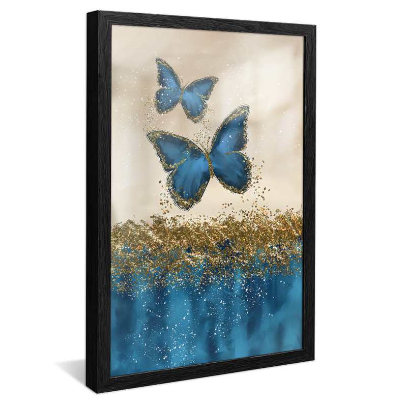 Butterflies and Glitter V1348 Canvas