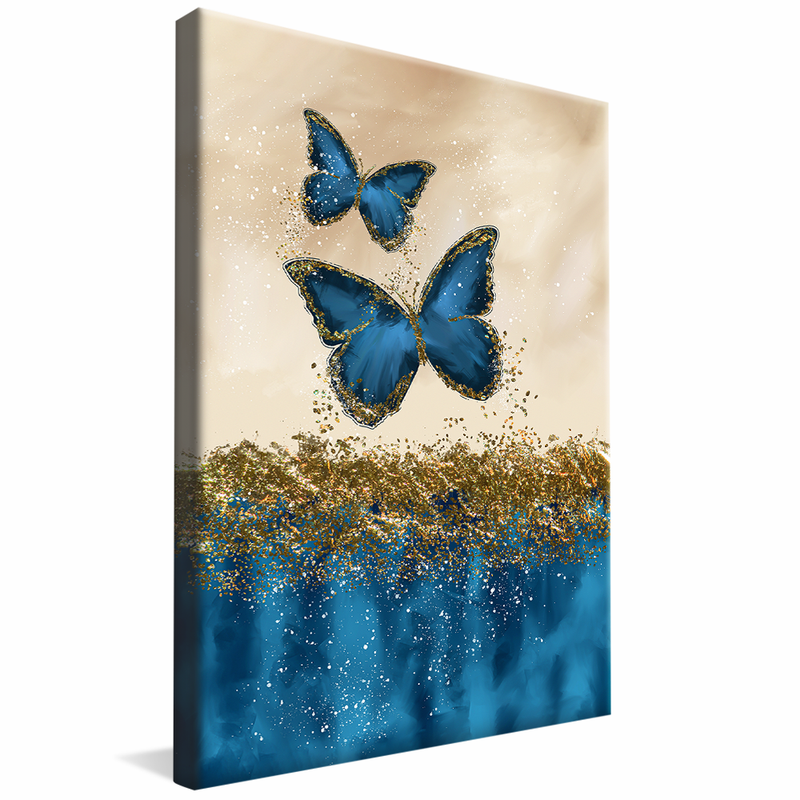 Butterflies and Glitter V1348 Canvas