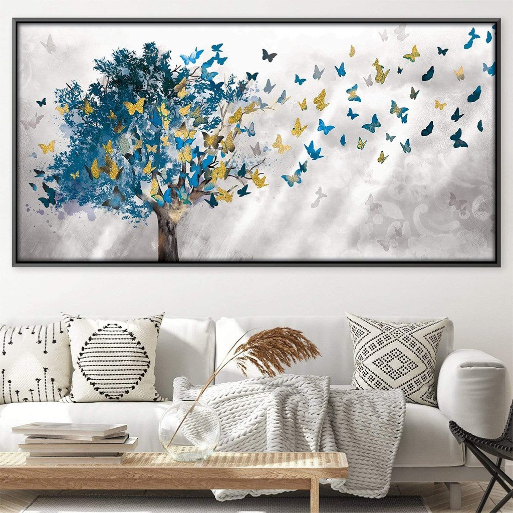 Butterfly Leaves Canvas