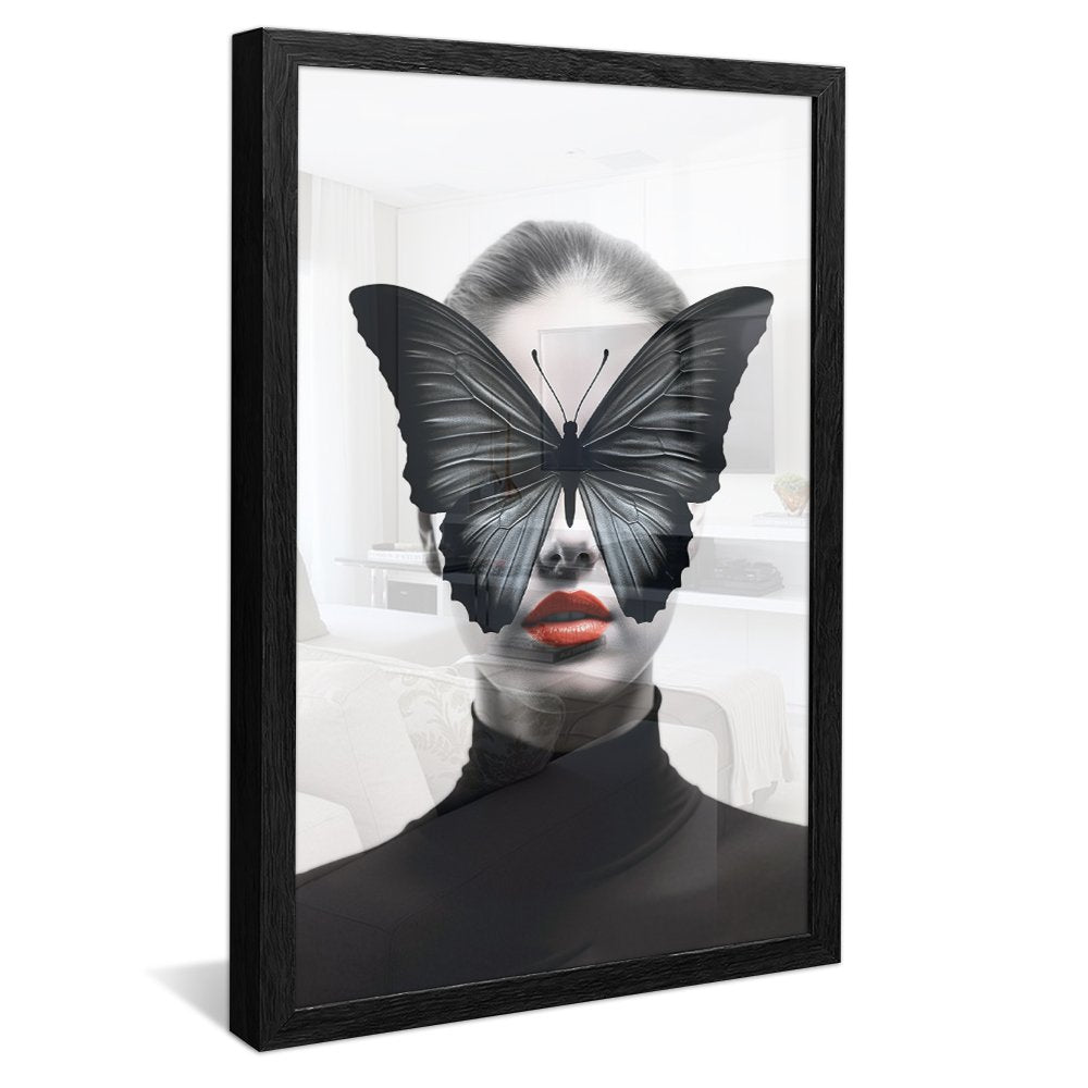 Butterfly Woman Art Canvas