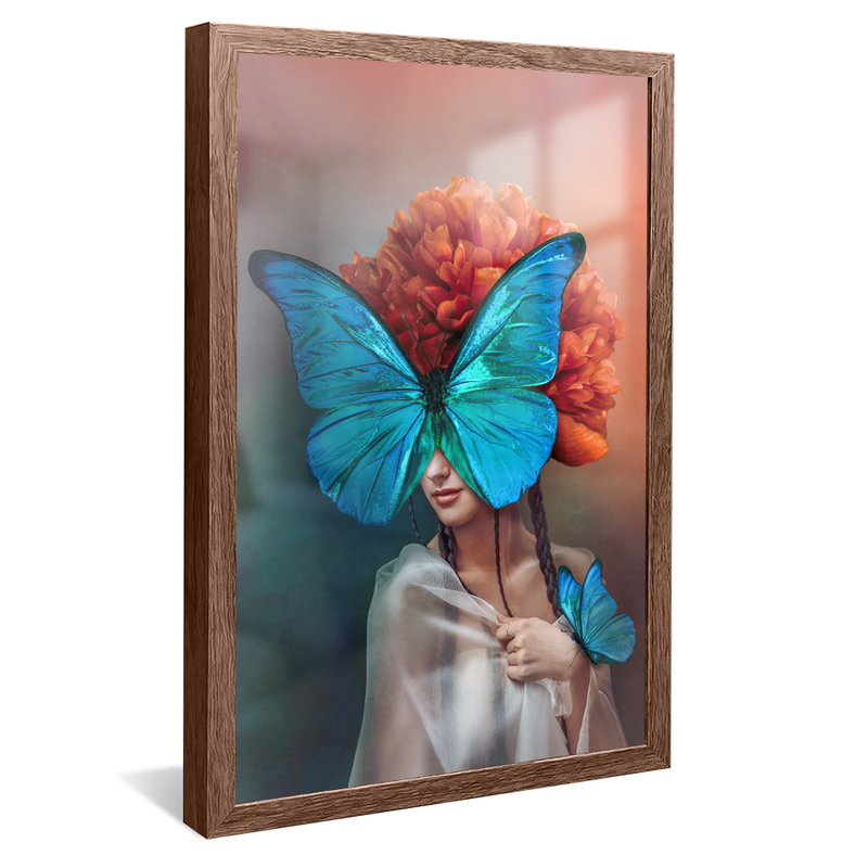 Butterfly in Painting V1303 Canvas