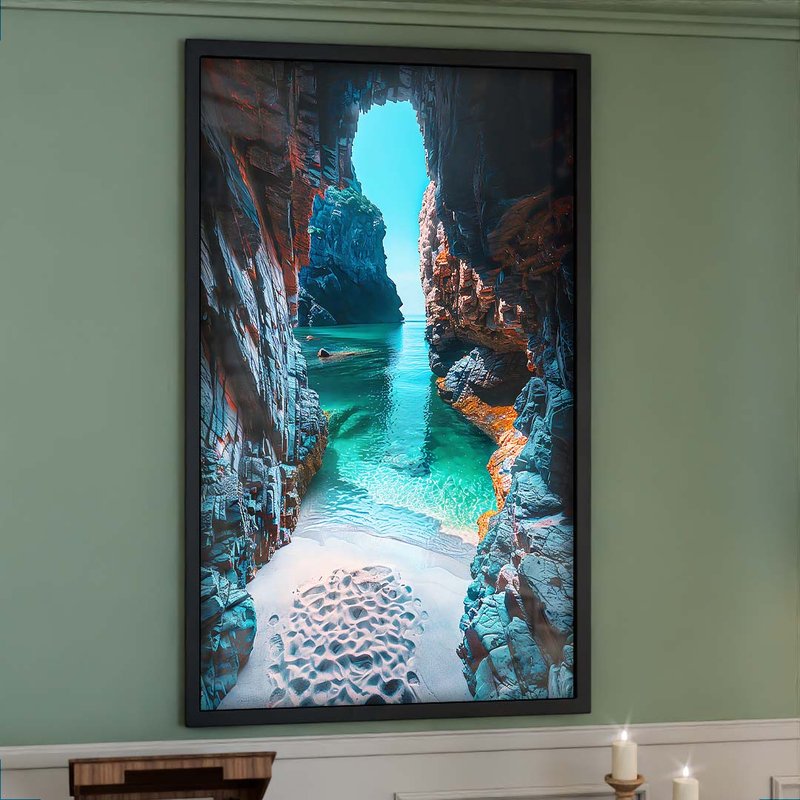 Cave and Beach V1808 Canvas