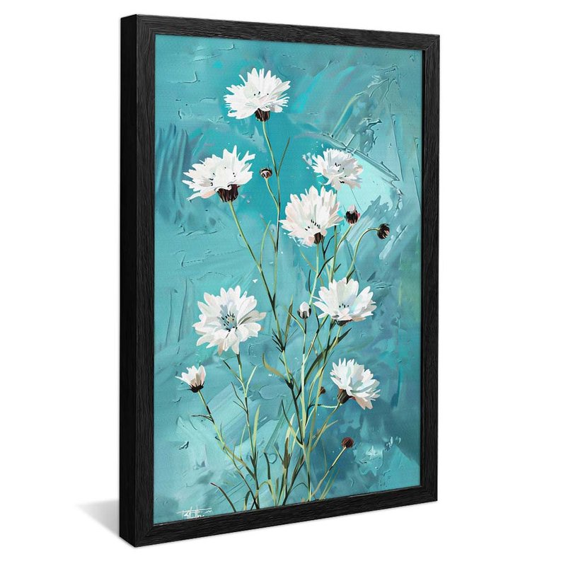 Centaurea White V1669 Canvas