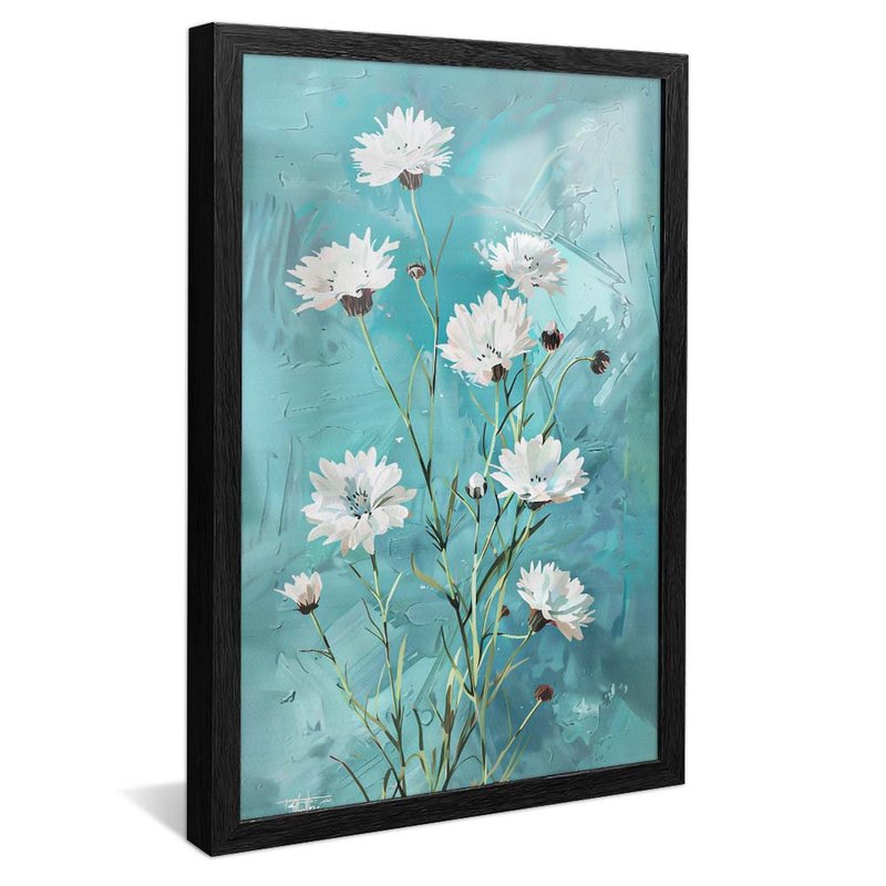 Centaurea White V1669 Canvas