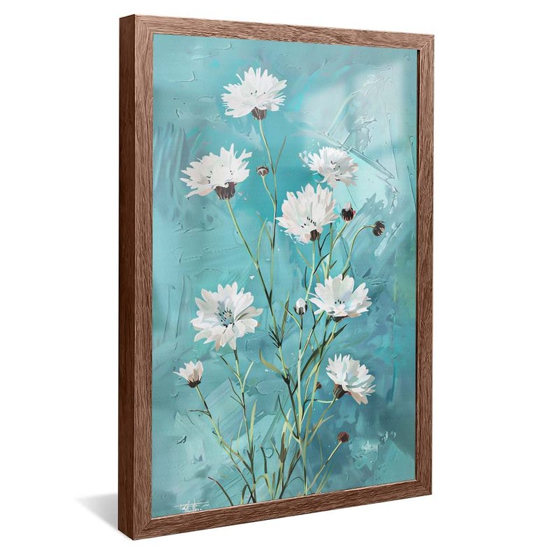 Centaurea White V1669 Canvas