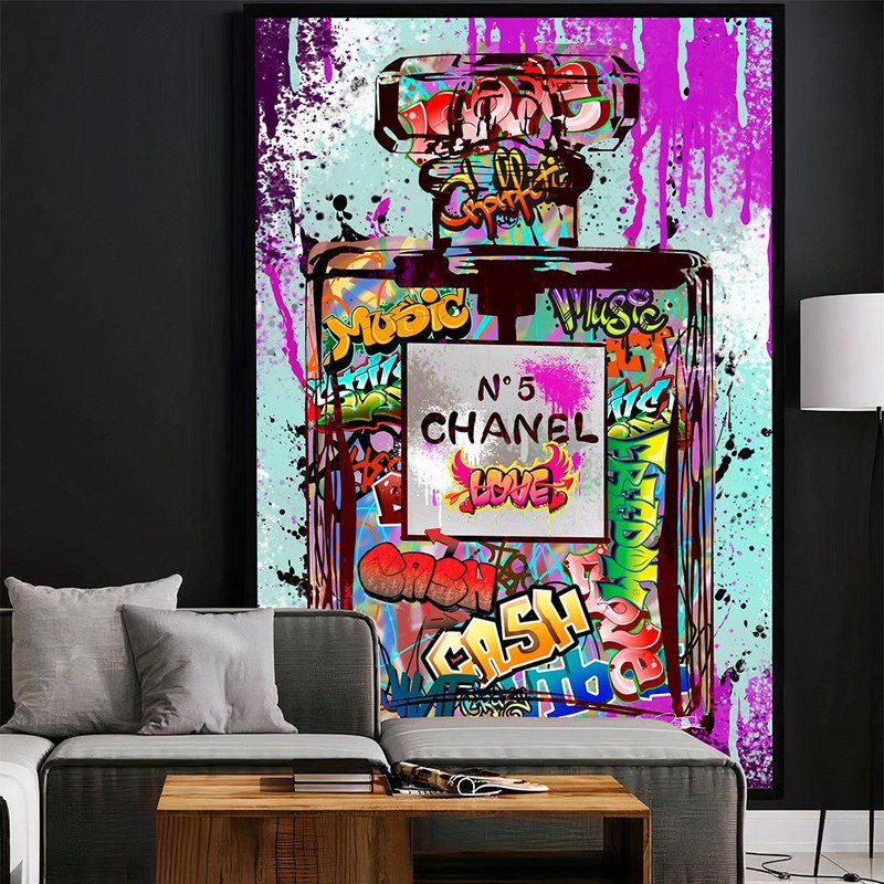 Chanel Graffiti Canvas