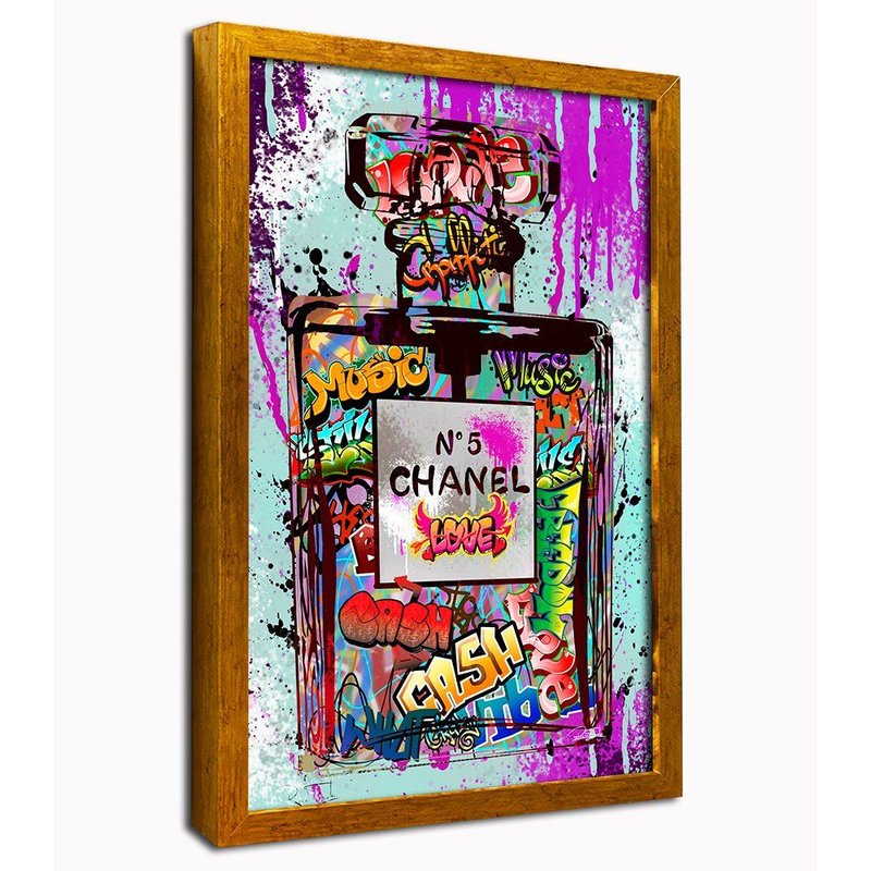 Chanel Graffiti Canvas