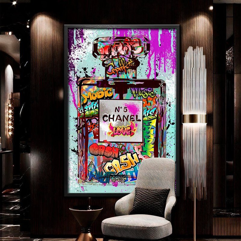 Chanel Graffiti Canvas