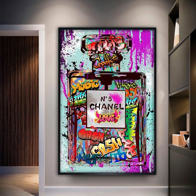 Chanel Graffiti Canvas