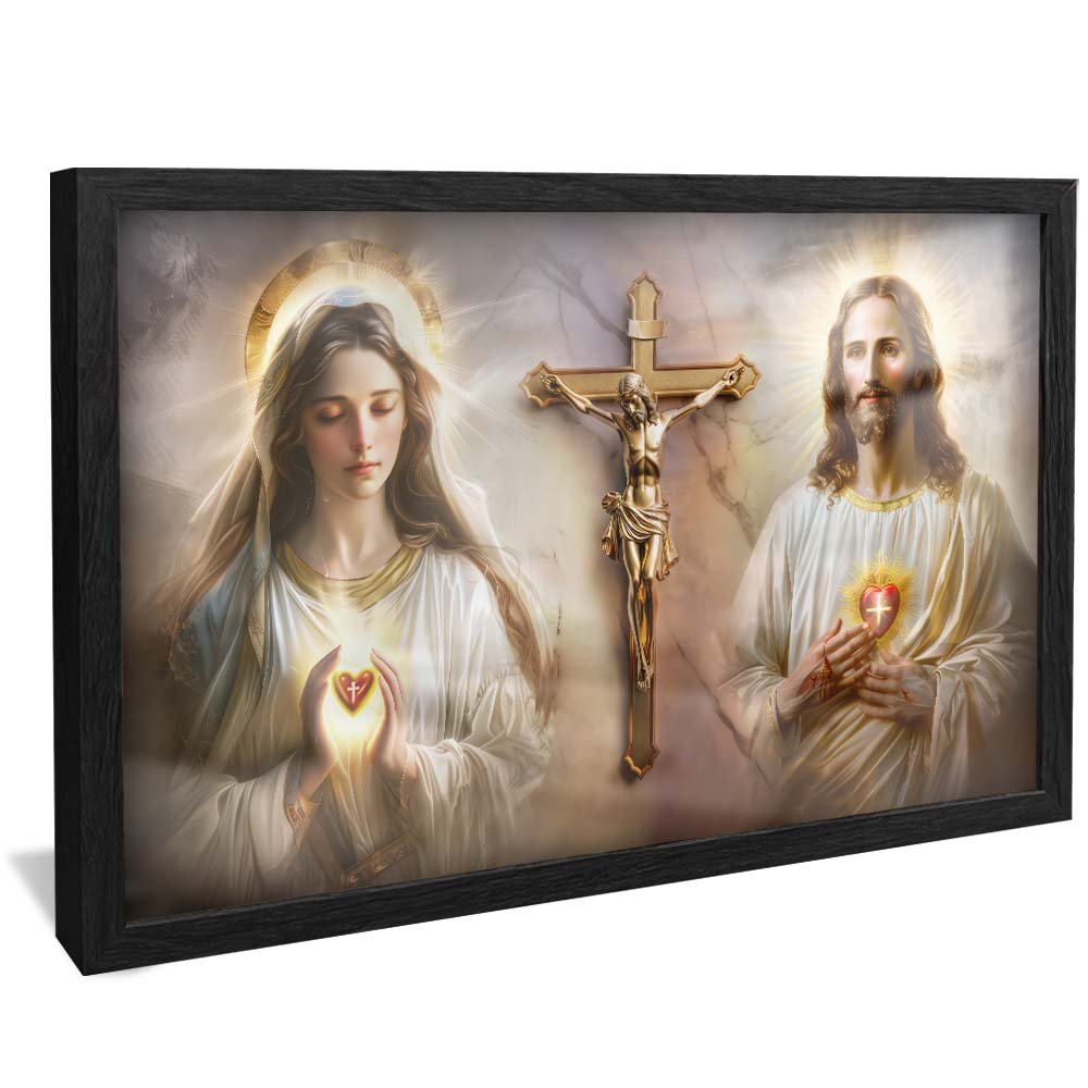 Christ and Our Lady Canvas