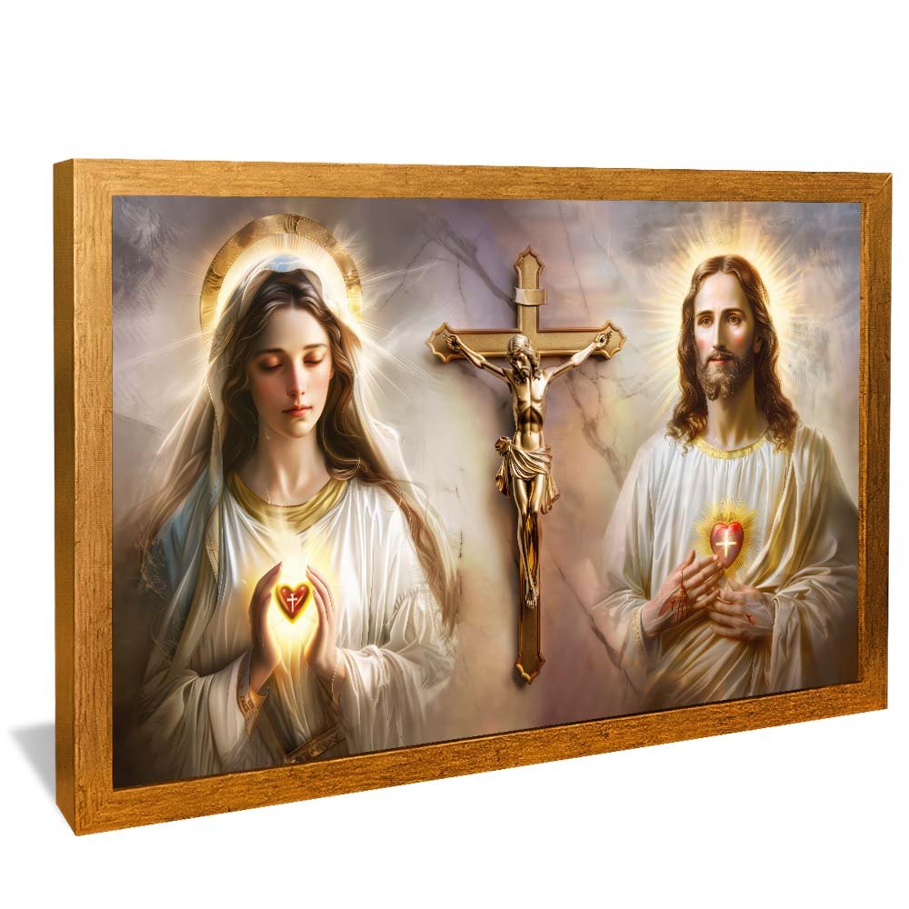 Christ and Our Lady Canvas