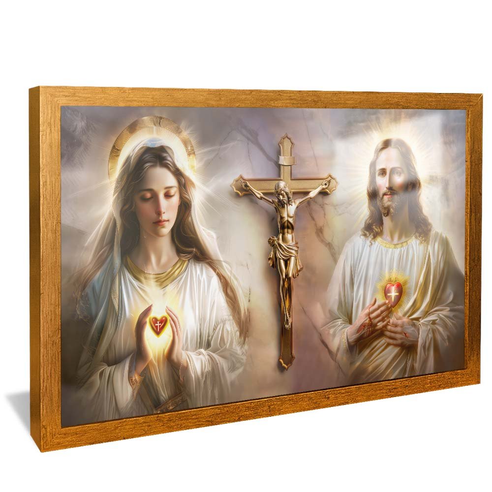 Christ and Our Lady Canvas