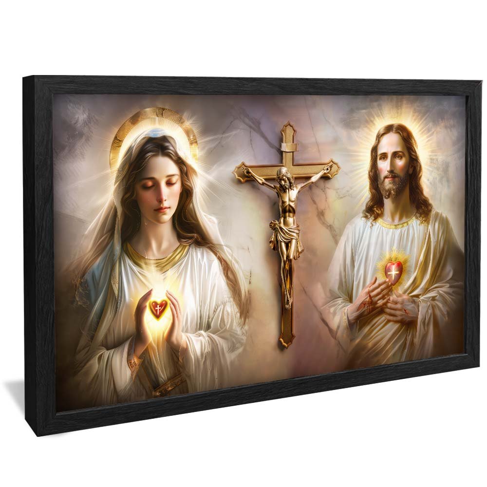 Christ and Our Lady Canvas