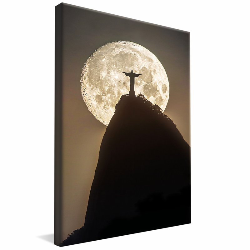 Christ the Redeemer to the Moonlight V1144 Canvas