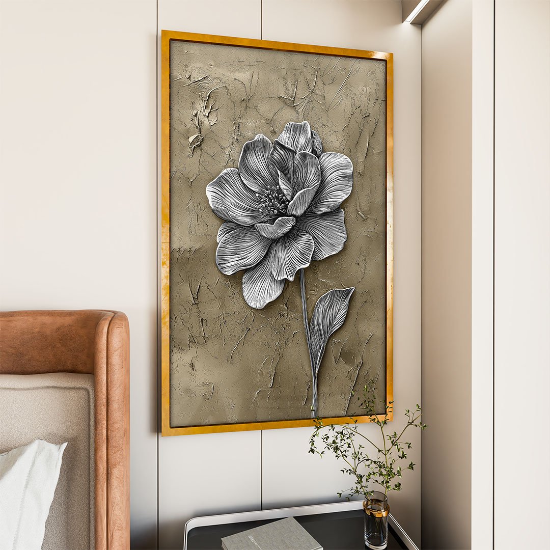 Chrome Floral on Pasture V2088 Canvas