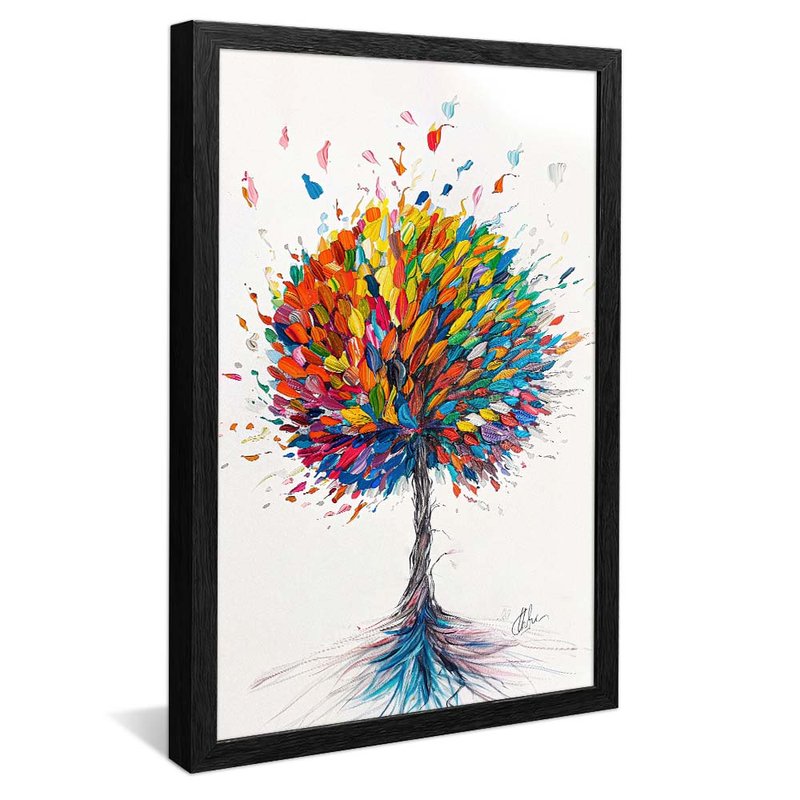 Color Explosion Tree V1934 Canvas