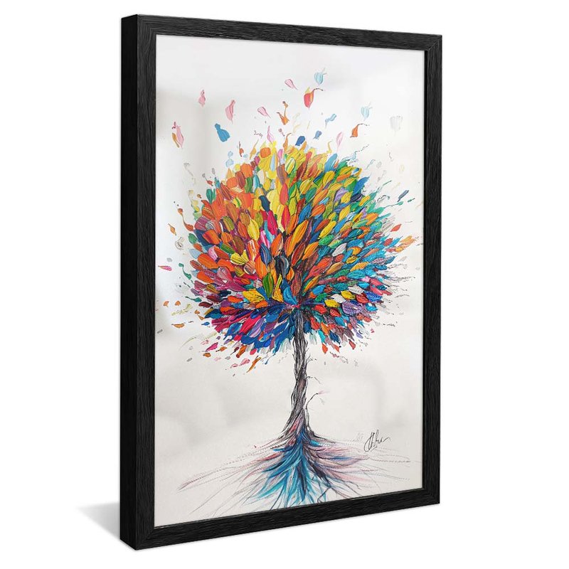 Color Explosion Tree V1934 Canvas