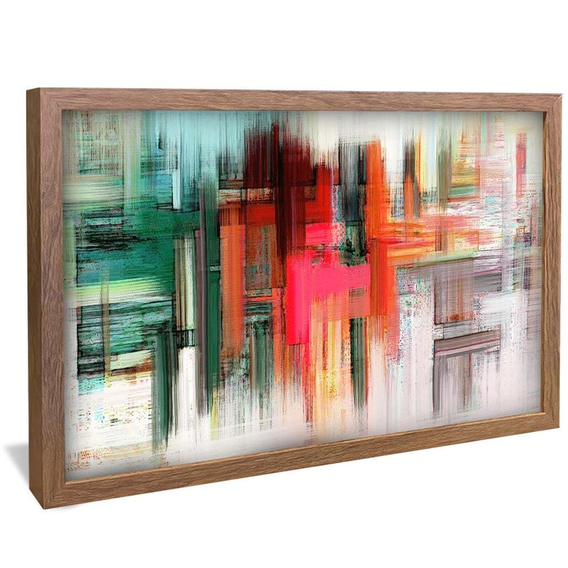 Colorful Brushstrokes V1716 Canvas