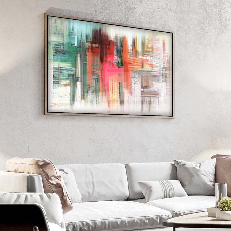 Colorful Brushstrokes V1716 Canvas