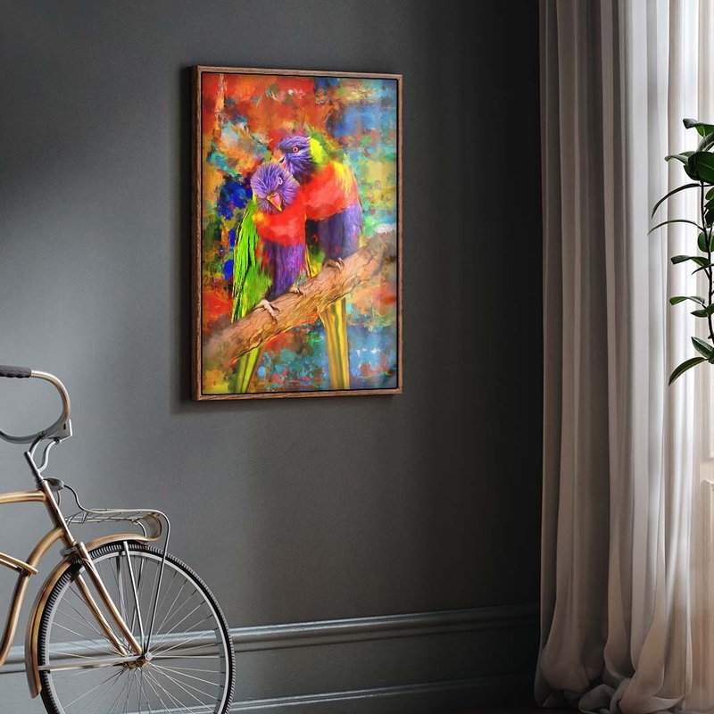 Colorful Canarinhos V1695 Canvas