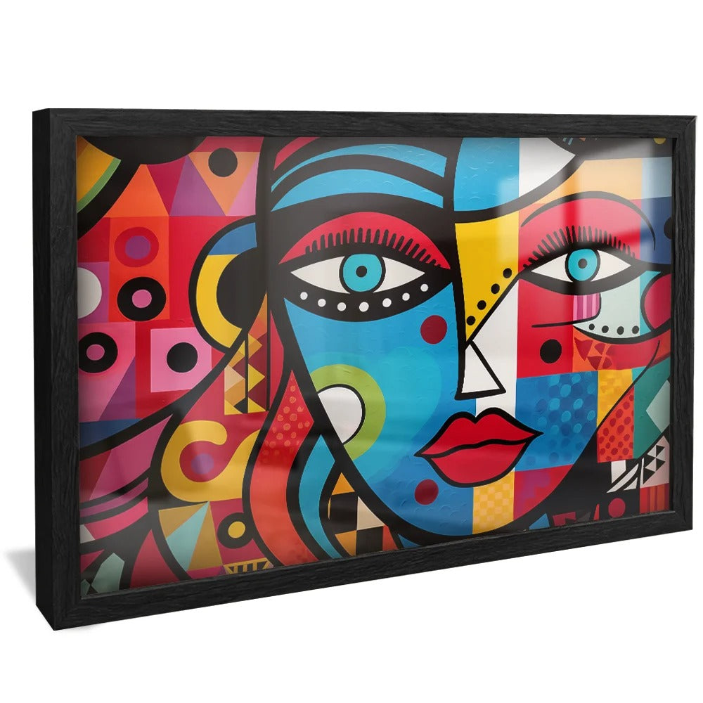 Colorful Face Canvas