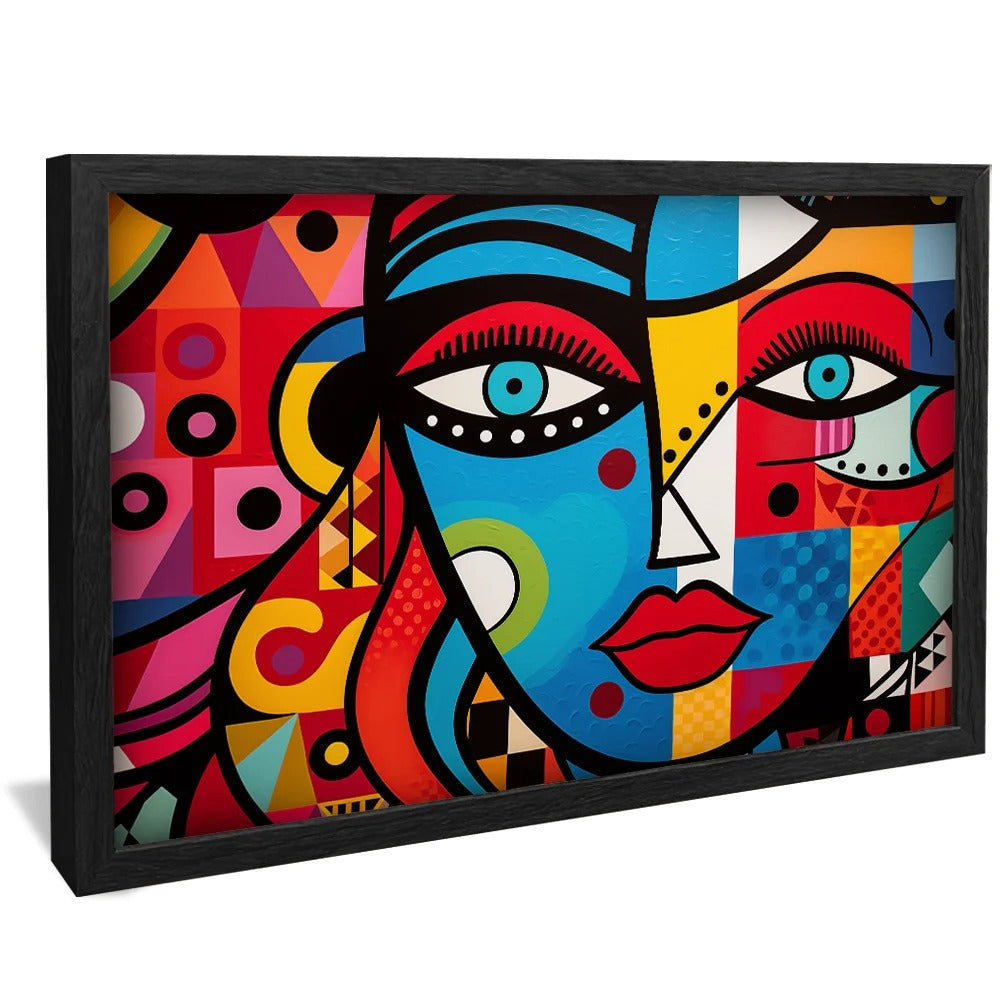 Colorful Face Canvas