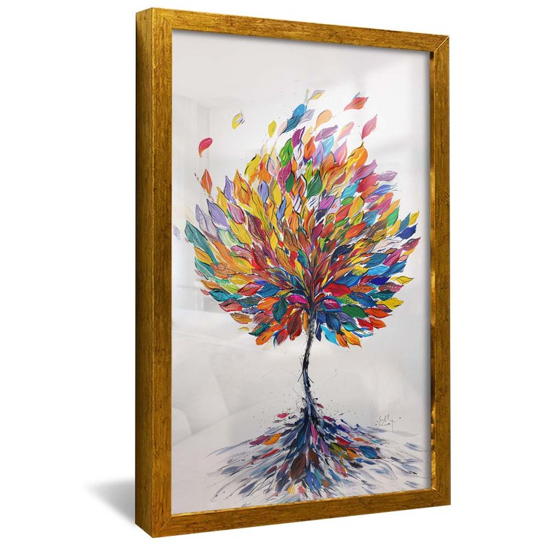 Colorful Leaves Explosion V1935 Canvas