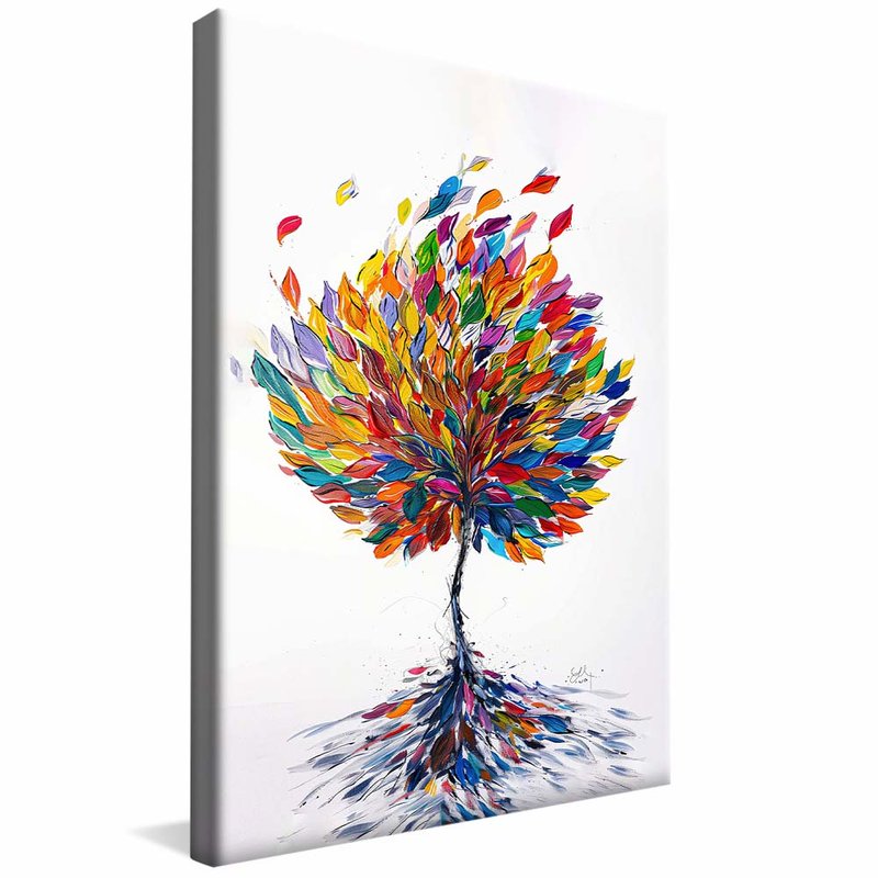 Colorful Leaves Explosion V1935 Canvas