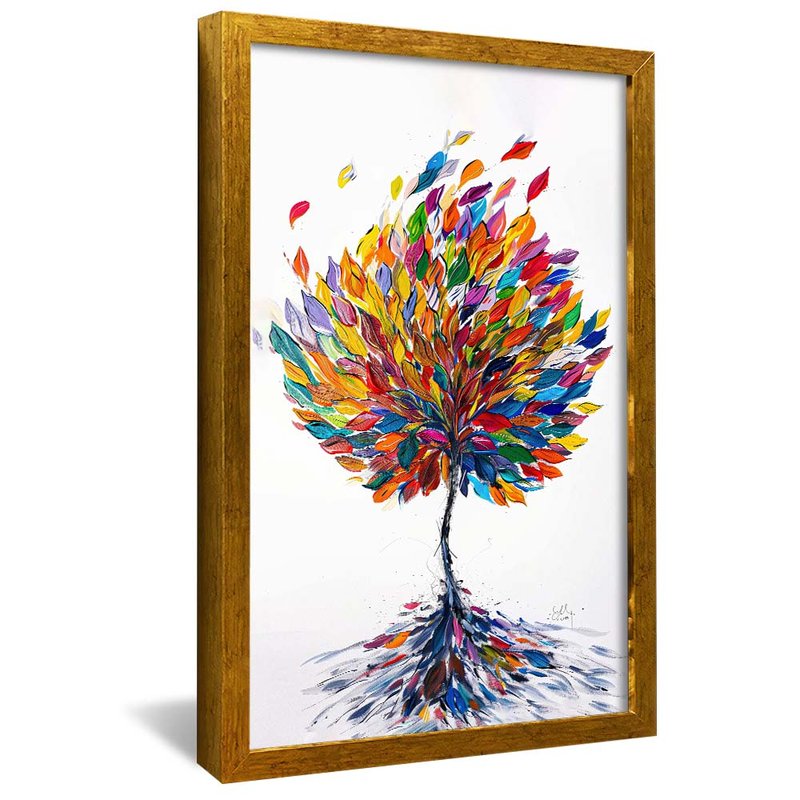 Colorful Leaves Explosion V1935 Canvas