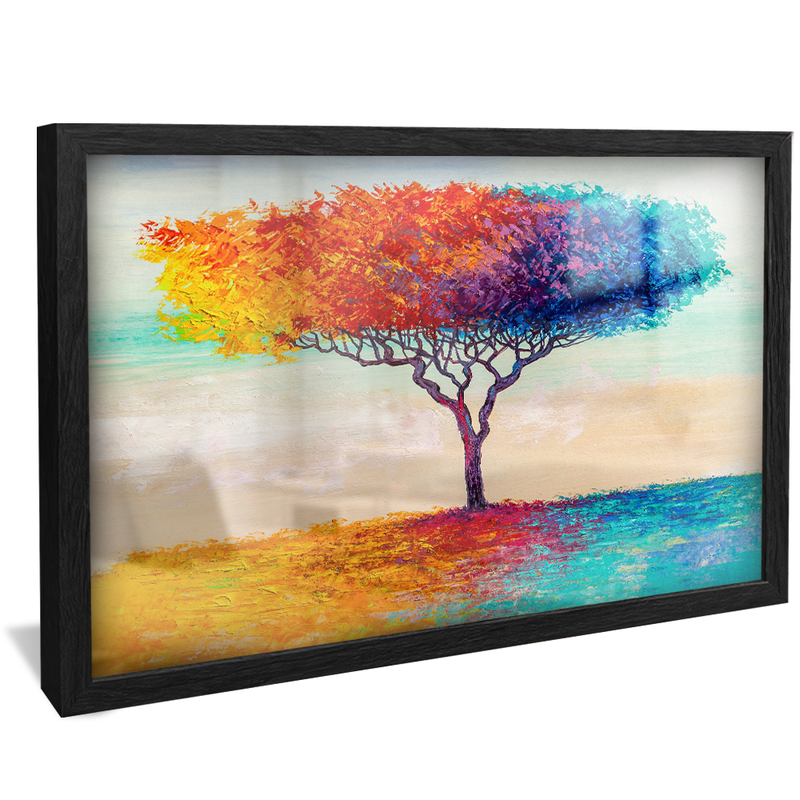 Colorful Tree Oil V942 Canvas