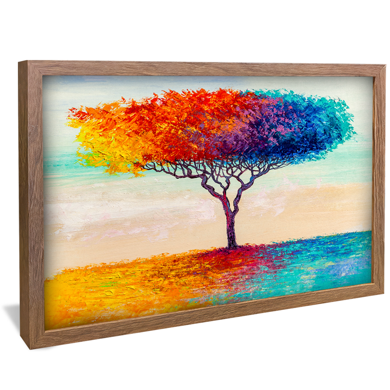 Colorful Tree Oil V942 Canvas